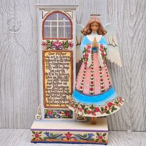 Jim Shore Heartwood Creek "The Lord's Prayer" Angel Figurine 4007759 With Box